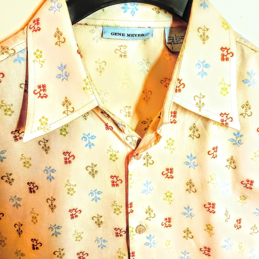 Unique men's Gene Meyer button down dress …